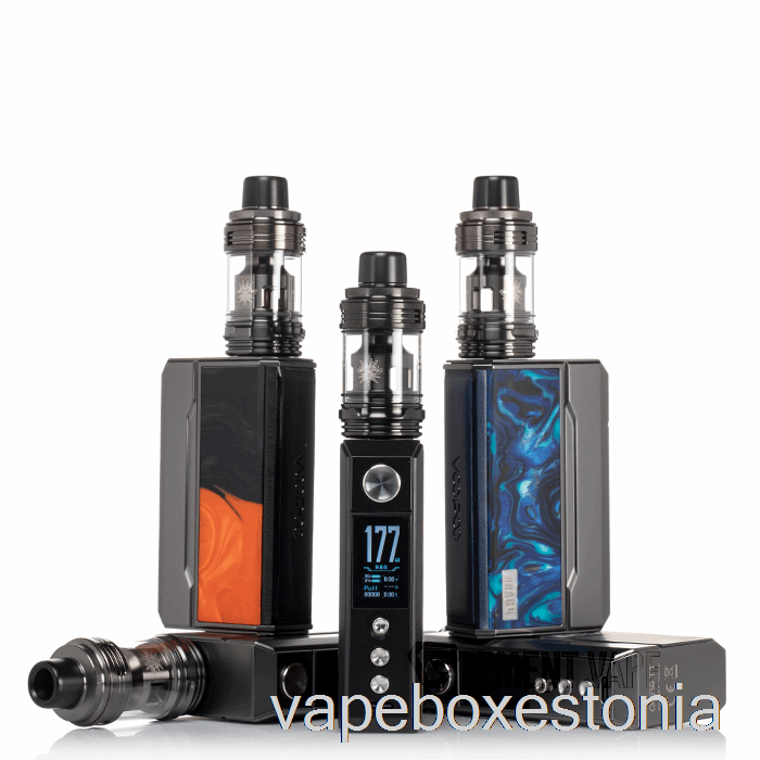 Vape Box Estonia Voopoo Drag 4 177w Stardikomplekt Gun Metal + Ocean Blue